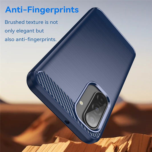 Hülle für Samsung Galaxy A17 5G, Techsuit, Carbon, Blau
