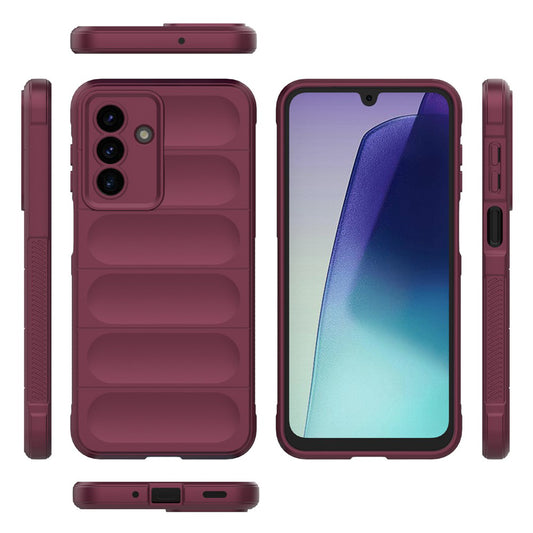 Hülle für Samsung Galaxy A17 5G, Techsuit, Magic Shield, Weinrot