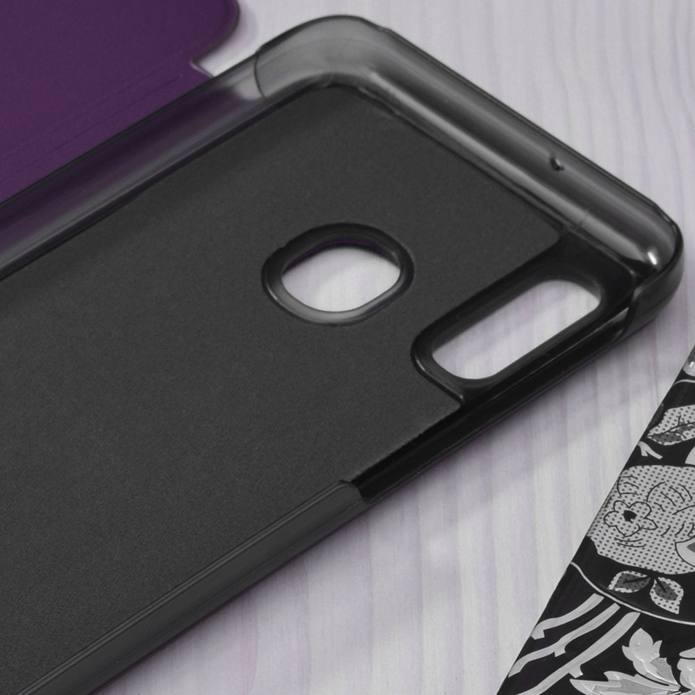 Hülle für Samsung Galaxy A20e A202, Techsuit, eFold, Lila