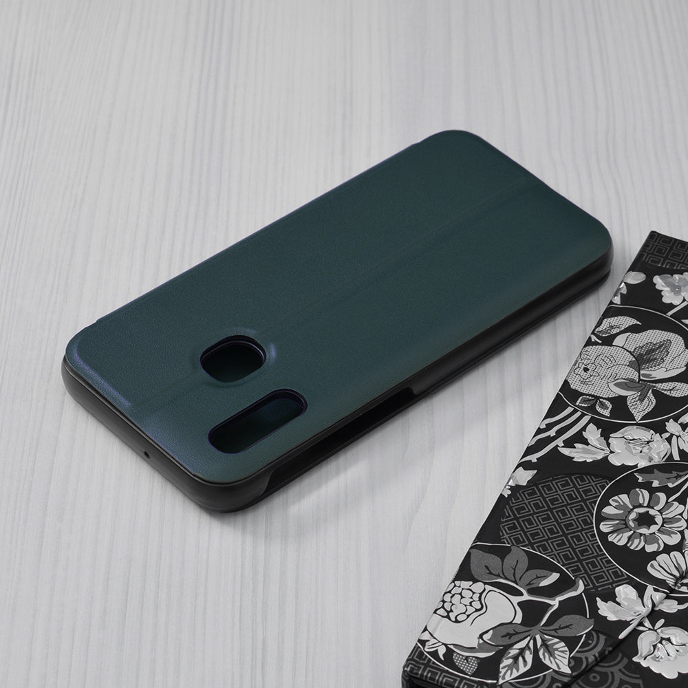 Hülle für Samsung Galaxy A20e A202, Techsuit, eFold, Grün