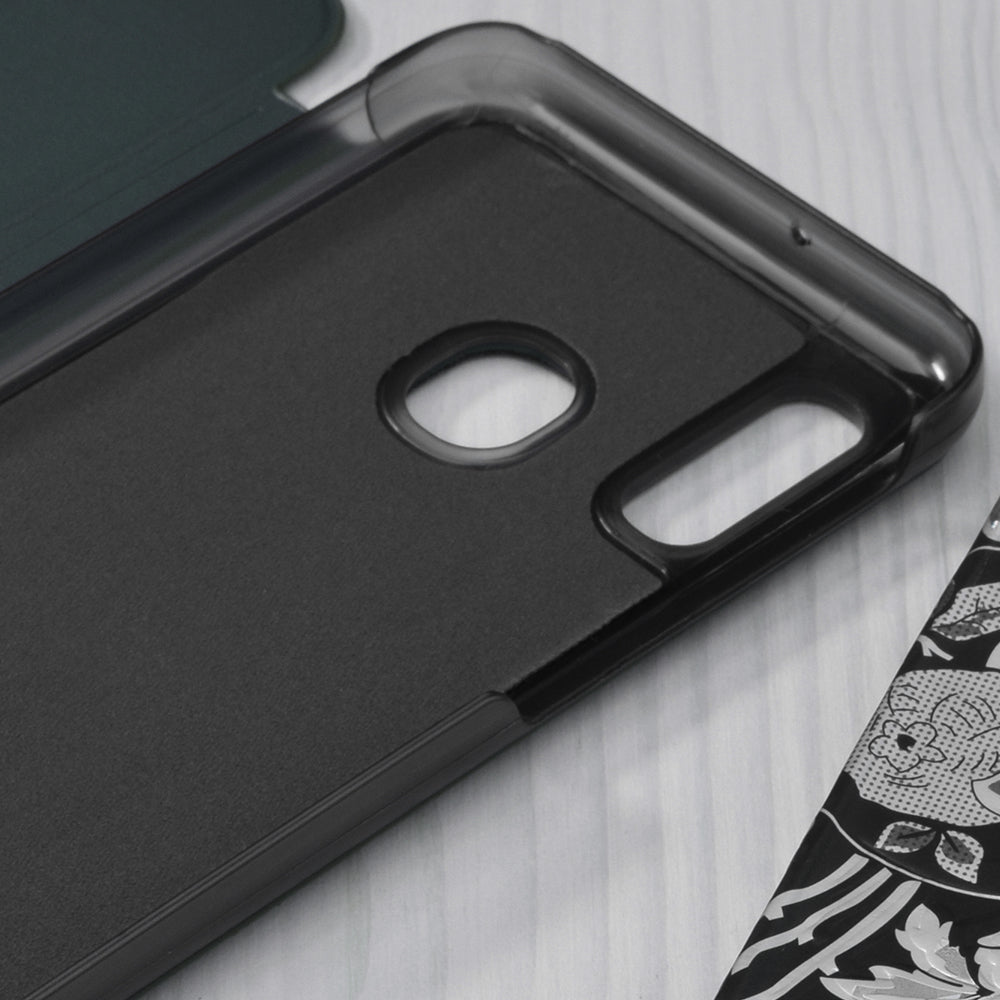 Hülle für Samsung Galaxy A20e A202, Techsuit, eFold, Grün