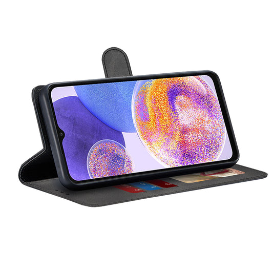 Hülle für Samsung Galaxy A23 5G A236 / A23 A235, Techsuit, Diary Book, Schwarz