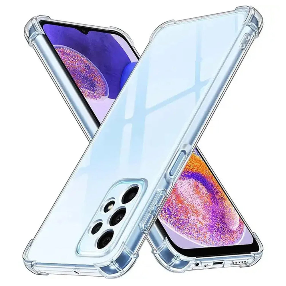 Hülle für Samsung Galaxy A23 5G A236 / A23 A235, Techsuit, stoßfest klar, transparent