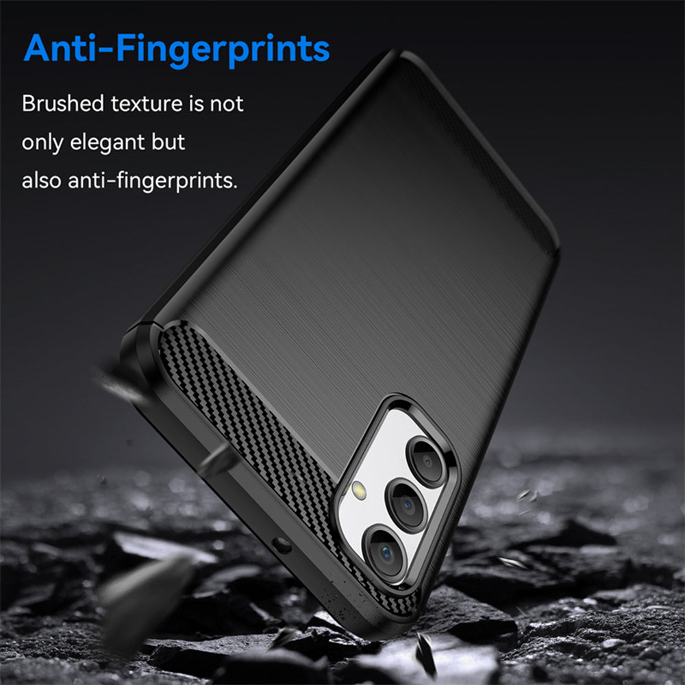 Hülle für Samsung Galaxy A24 4G A245, Techsuit, Carbon, Schwarz
