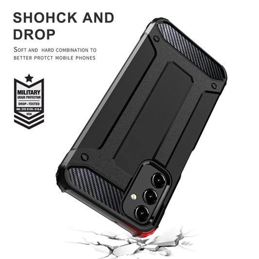 Hülle für Samsung Galaxy A25 A256, Techsuit, Hybrid Armor, Schwarz