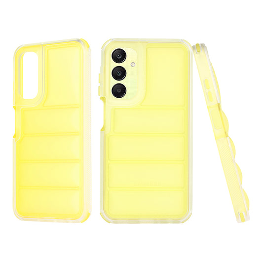 Hülle für Samsung Galaxy A25 A256, Techsuit, Wave Shield, Gelb