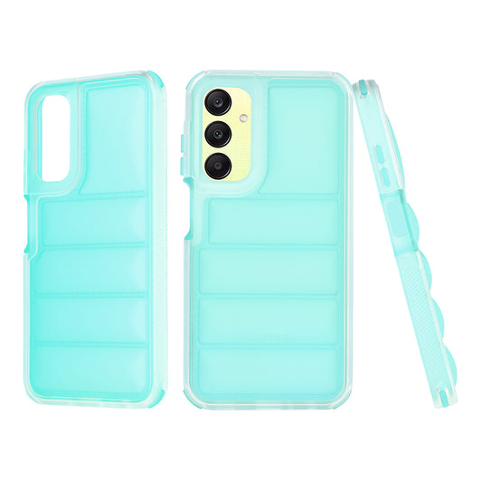 Hülle für Samsung Galaxy A25 A256, Techsuit, Wave Shield, Türkis