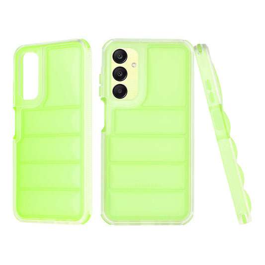 Hülle für Samsung Galaxy A25 A256, Techsuit, Wave Shield, Grün