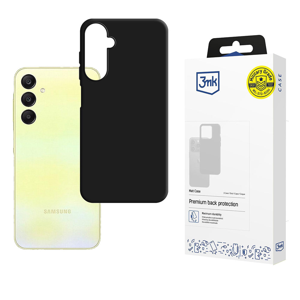 Case for Samsung Galaxy A26 A266, 3MK, Matte Black
