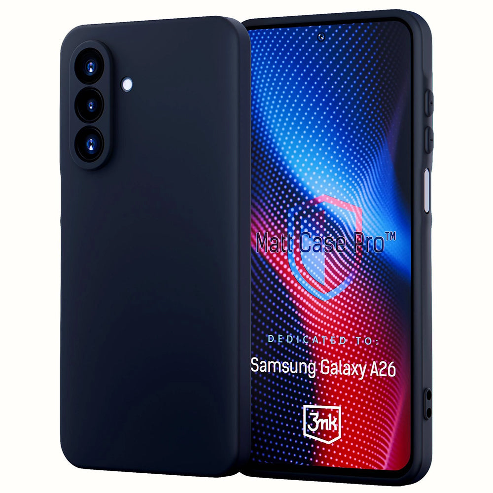 Case for Samsung Galaxy A26 A266, 3MK, Pro, Matte Black