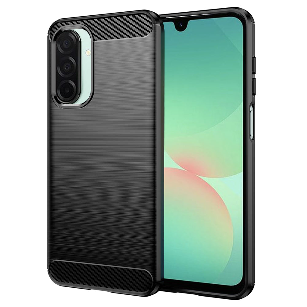 Hülle für Samsung Galaxy A26 A266, Techsuit, Carbon, Schwarz
