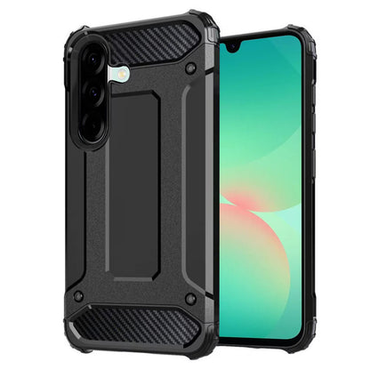 Hülle für Samsung Galaxy A26 A266, Techsuit, Hybrid Armor, Schwarz