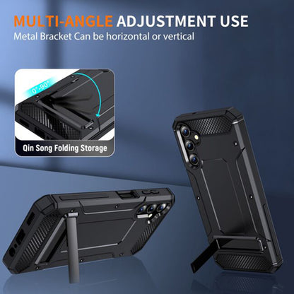 Hülle für Samsung Galaxy A26 A266, Techsuit, Hybrid Armor, Schwarz