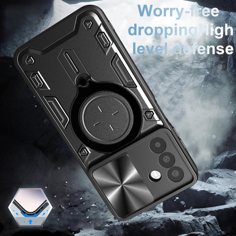 Hülle für Samsung Galaxy A27 5G, Techsuit, CamGuard Pro, Schwarz