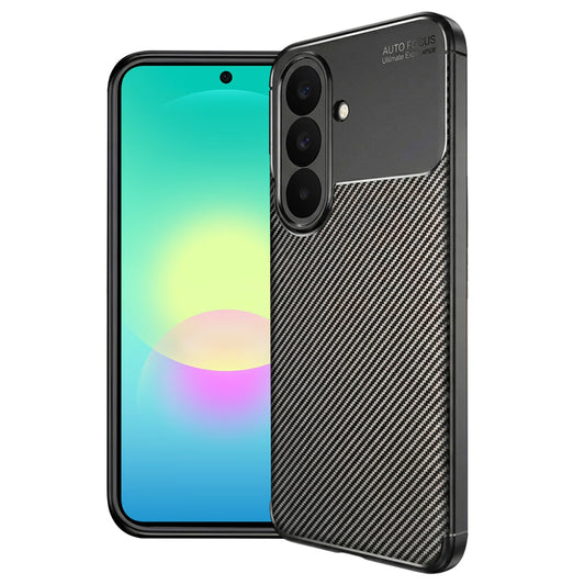 Hülle für Samsung Galaxy A27 5G, Techsuit, CarbonFiber, Schwarz