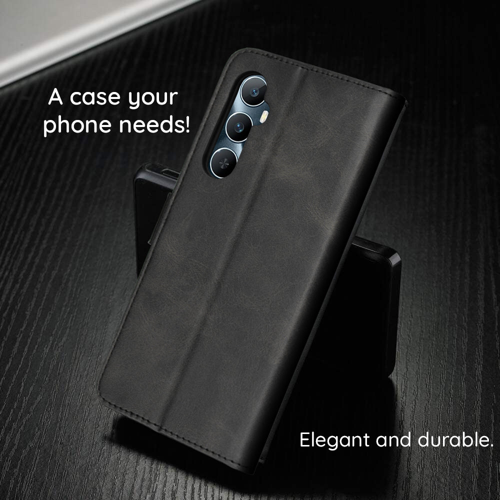 Hülle für Samsung Galaxy A27 5G, Techsuit, Diary Book, Schwarz