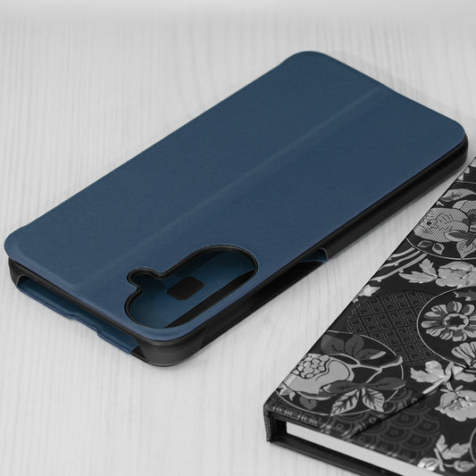 Hülle für Samsung Galaxy A27 5G, Techsuit, eFold New Model, Dunkelblau