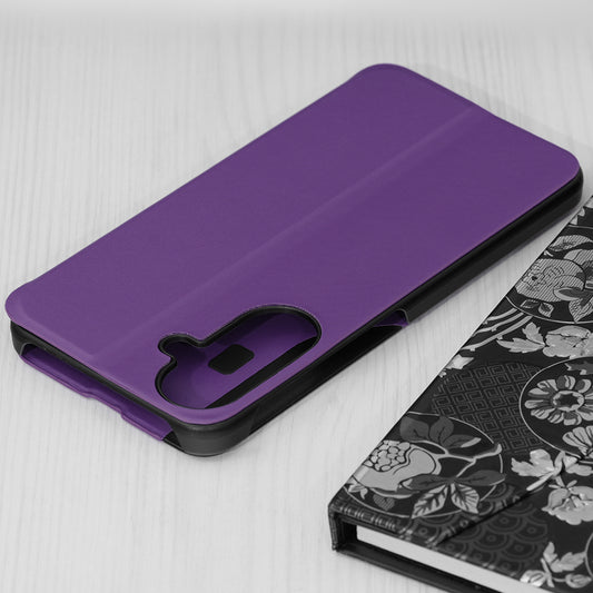 Hülle für Samsung Galaxy A27 5G, Techsuit, eFold New Model, Lila