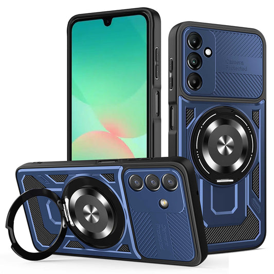 Hülle für Samsung Galaxy A27 5G, Techsuit, RuggedCam, Blau