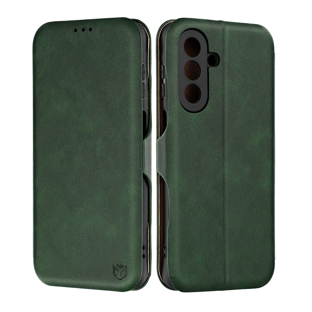 Hülle für Samsung Galaxy A27 5G, Techsuit, Safe Wallet Plus, Grün