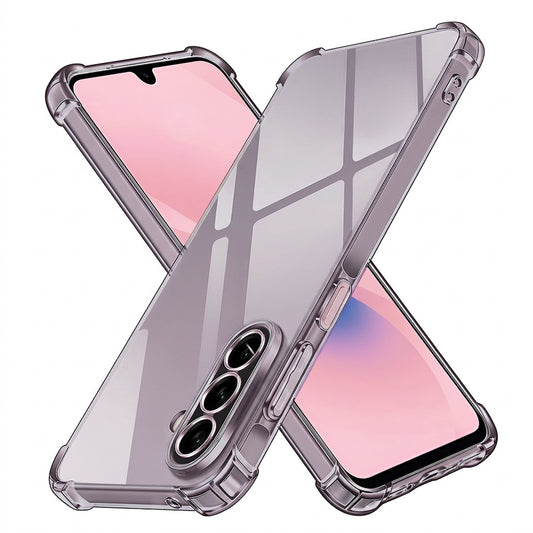 Hülle für Samsung Galaxy A27 5G, Techsuit, stoßfest klar, rauchfarben