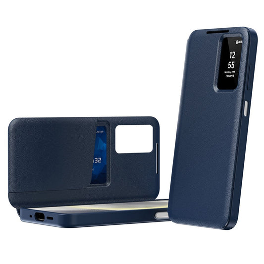 Hülle für Samsung Galaxy A27 5G, Techsuit, SmartView, Blau