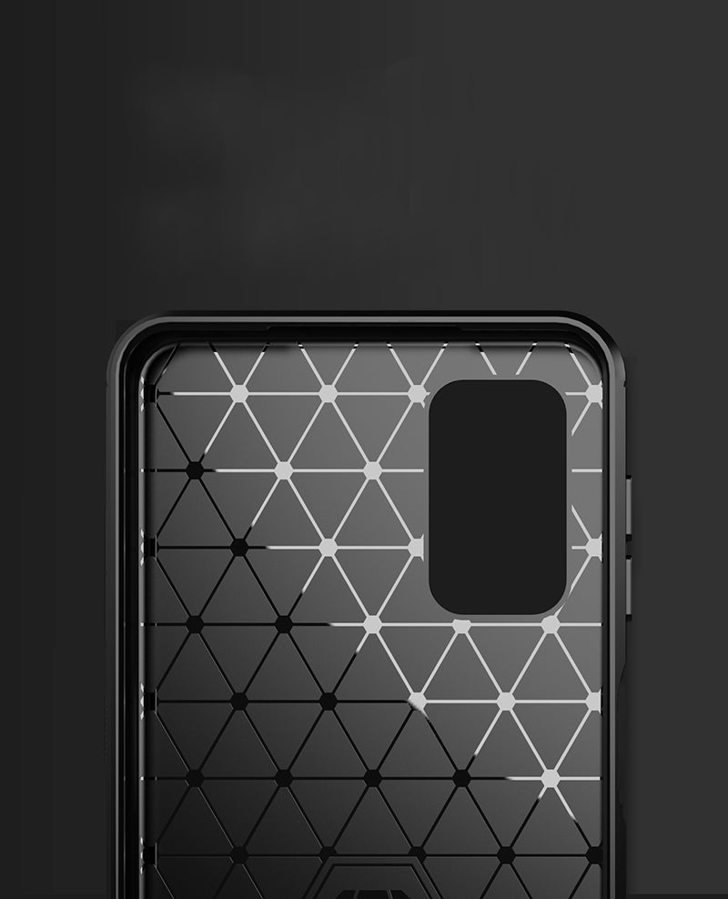 Hülle für Samsung Galaxy A32 5G A326, Techsuit, Carbon, Schwarz