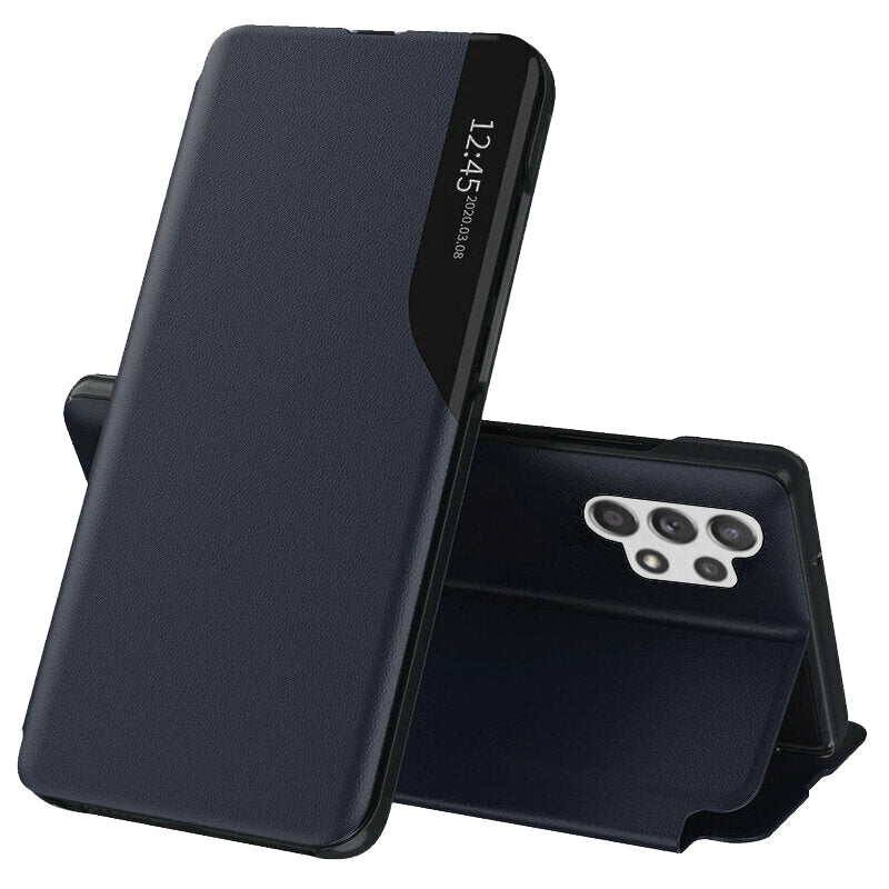Hülle für Samsung Galaxy A32 A325, Techsuit, eFold, Dunkelblau