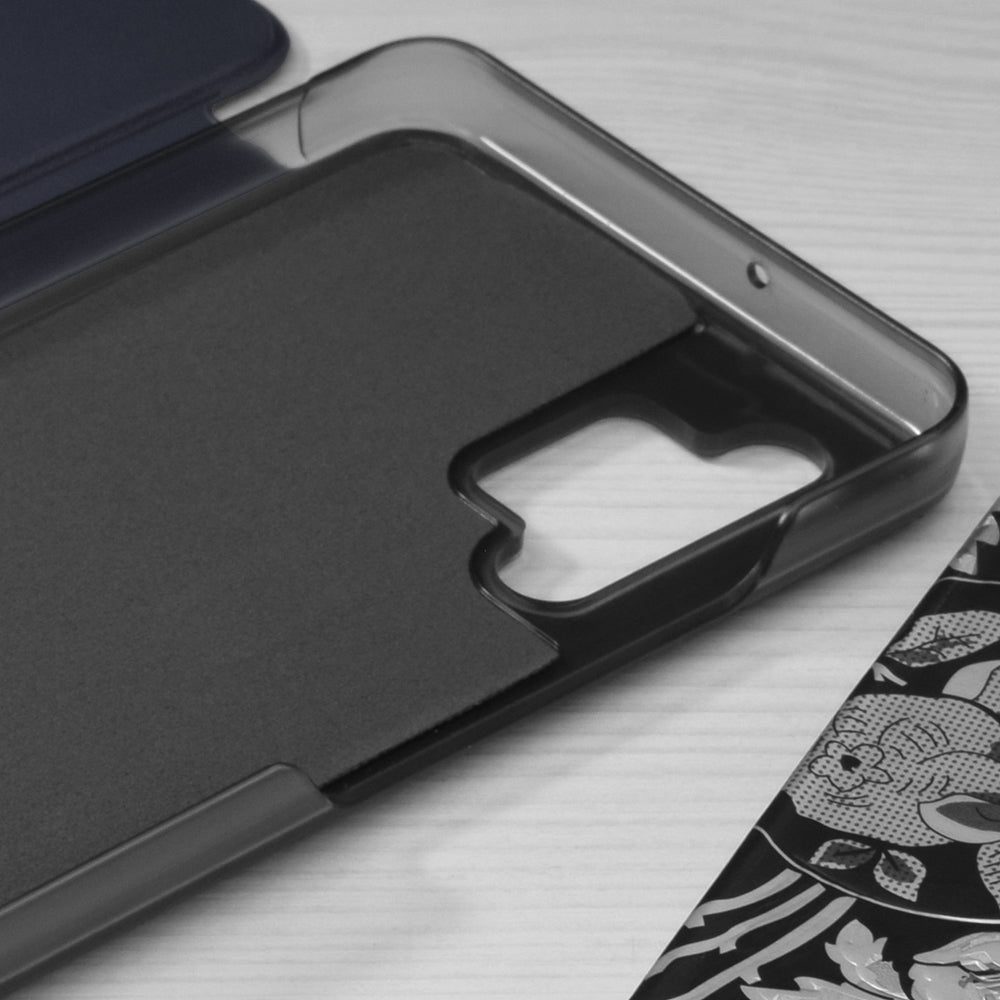 Hülle für Samsung Galaxy A32 A325, Techsuit, eFold, Dunkelblau