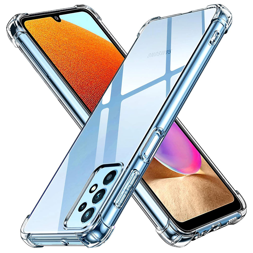 Hülle für Samsung Galaxy A32 A325, Techsuit, stoßfest klar, transparent