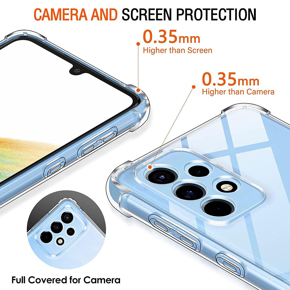 Hülle für Samsung Galaxy A33 5G A336, Techsuit, stoßfest klar, transparent