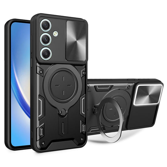 Hülle für Samsung Galaxy A34 A346, Techsuit, CamGuard Pro, Schwarz