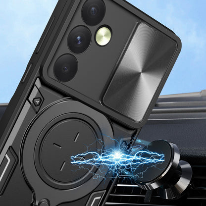 Hülle für Samsung Galaxy A35 5G A356, Techsuit, CamGuard Pro, Schwarz