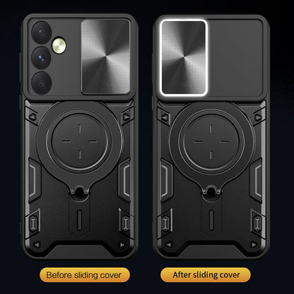 Hülle für Samsung Galaxy A35 5G A356, Techsuit, CamGuard Pro, Schwarz