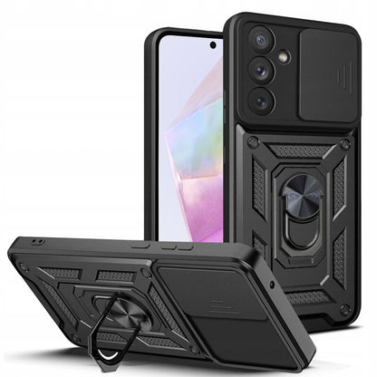 Hülle für Samsung Galaxy A35 5G A356, Techsuit, CamShield, Schwarz