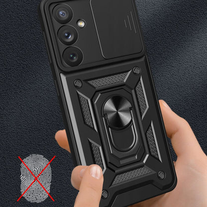 Hülle für Samsung Galaxy A35 5G A356, Techsuit, CamShield, Schwarz