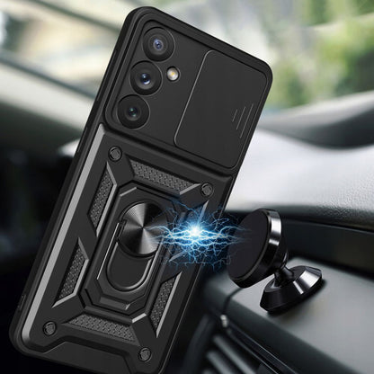 Hülle für Samsung Galaxy A35 5G A356, Techsuit, CamShield, Schwarz