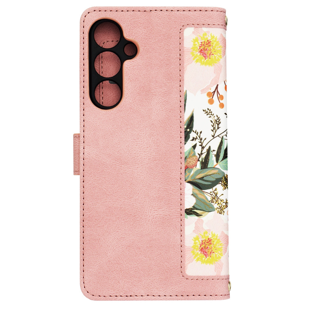 Hülle für Samsung Galaxy A35 5G A356, Techsuit, FlipCraft, Rosa