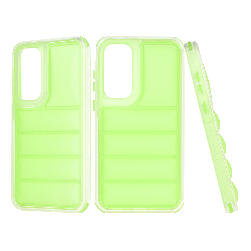 Hülle für Samsung Galaxy A35 5G A356, Techsuit, Wave Shield, Grün