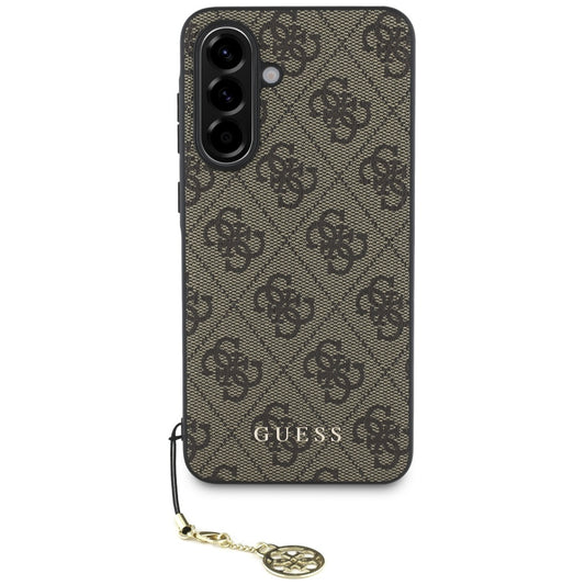 Hülle für Samsung Galaxy A36 A366, Guess, 4G Charm, Braun