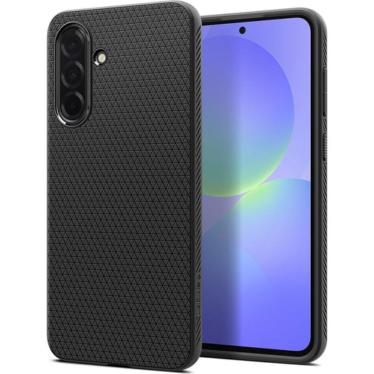 Hülle für Samsung Galaxy A36 A366, Spigen, Liquid Air, Mattschwarz ACS09199