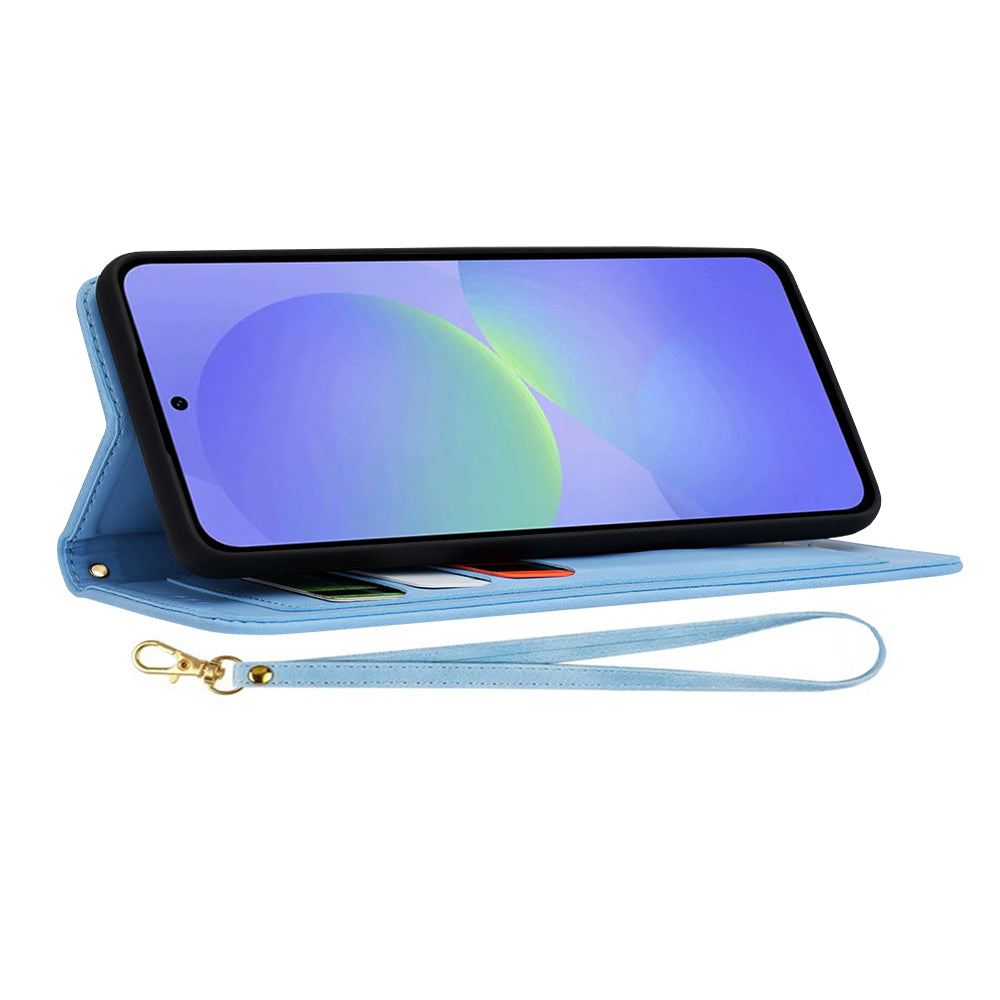 Hülle für Samsung Galaxy A36 A366, Techsuit, FlipCraft, Blau