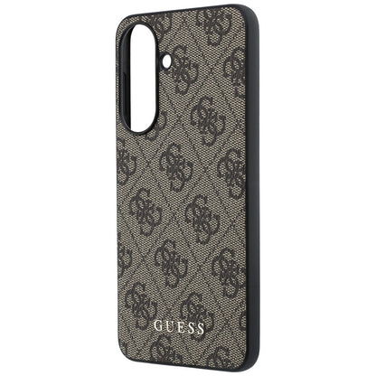 Hülle für Samsung Galaxy A37 5G, Guess, 4G Classic Logo Charm, Braun