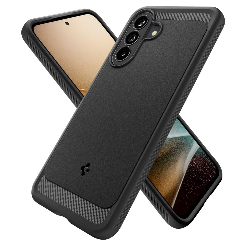 Hülle für Samsung Galaxy A37 5G, Spigen, Rugged Armor, Schwarz ACS09795