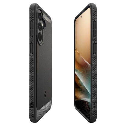 Hülle für Samsung Galaxy A37 5G, Spigen, Rugged Armor, Schwarz ACS09795