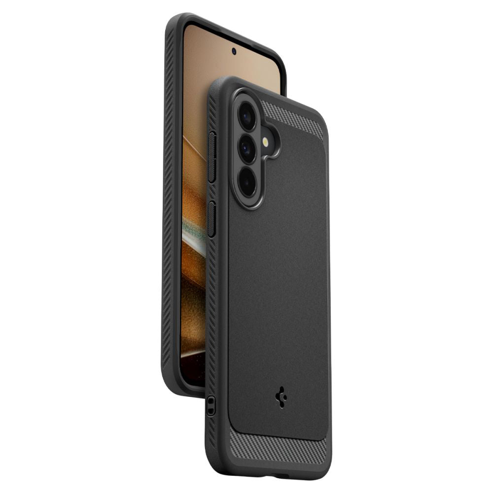 Hülle für Samsung Galaxy A37 5G, Spigen, Rugged Armor, Schwarz ACS09795