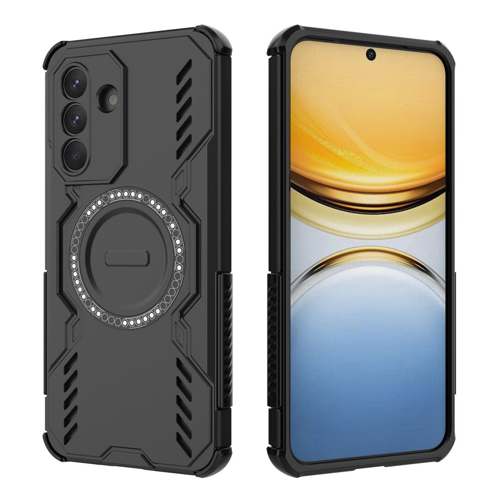 MagSafe Hülle für Samsung Galaxy A37 5G, Techsuit, ArmorMag, Schwarz