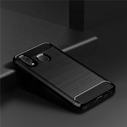 Case for Samsung Galaxy A40 A405, Techsuit, Carbon, Black