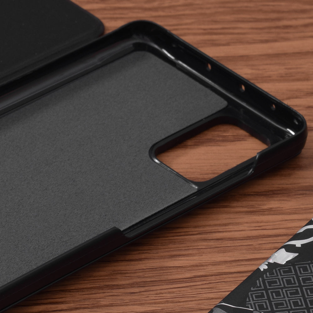 Hülle für Samsung Galaxy A51 A515, Techsuit, eFold, Schwarz