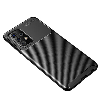 Hülle für Samsung Galaxy A52s 5G A528 / A52 5G A526 / A52 A525, Techsuit, CarbonFiber, Schwarz